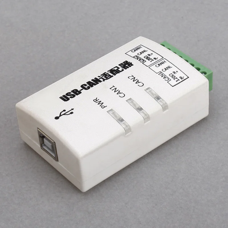 Профессиональный 2 порта USB CAN BUS USBCAN II CANopen J1939 DeviceNet анализатор ZLG|Детали и