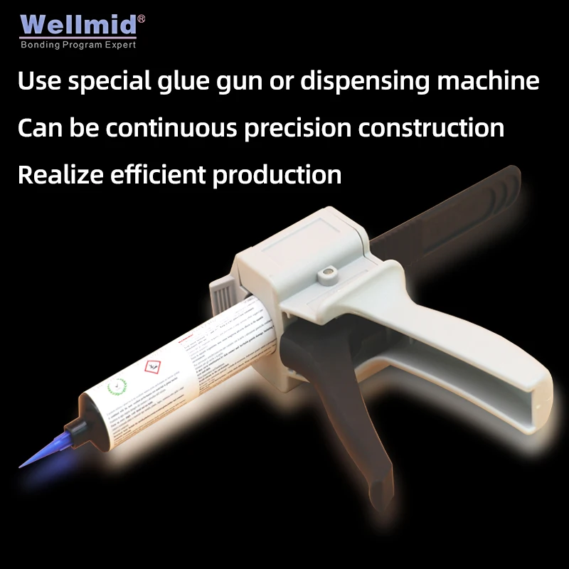 Клей для УФ-отверждения кристально прозрачный твердый полимерный клей