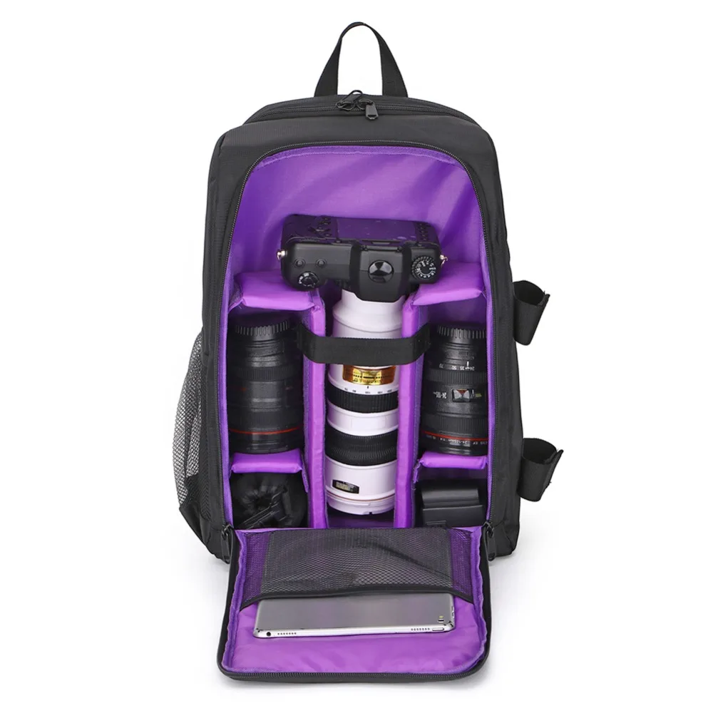 Водонепроницаемая нейлоновая камера для хранения Backpak сумка через плечо большая емкость рюкзак для переноски штатив чехол для объектива для DSLR камеры