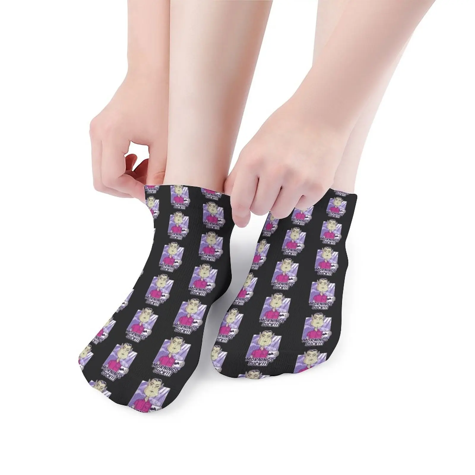 

Dracula Socks Large Chemical Fiber Pictures Socks Bycicle Anti Sweat Elastic Schoolgirl Socks