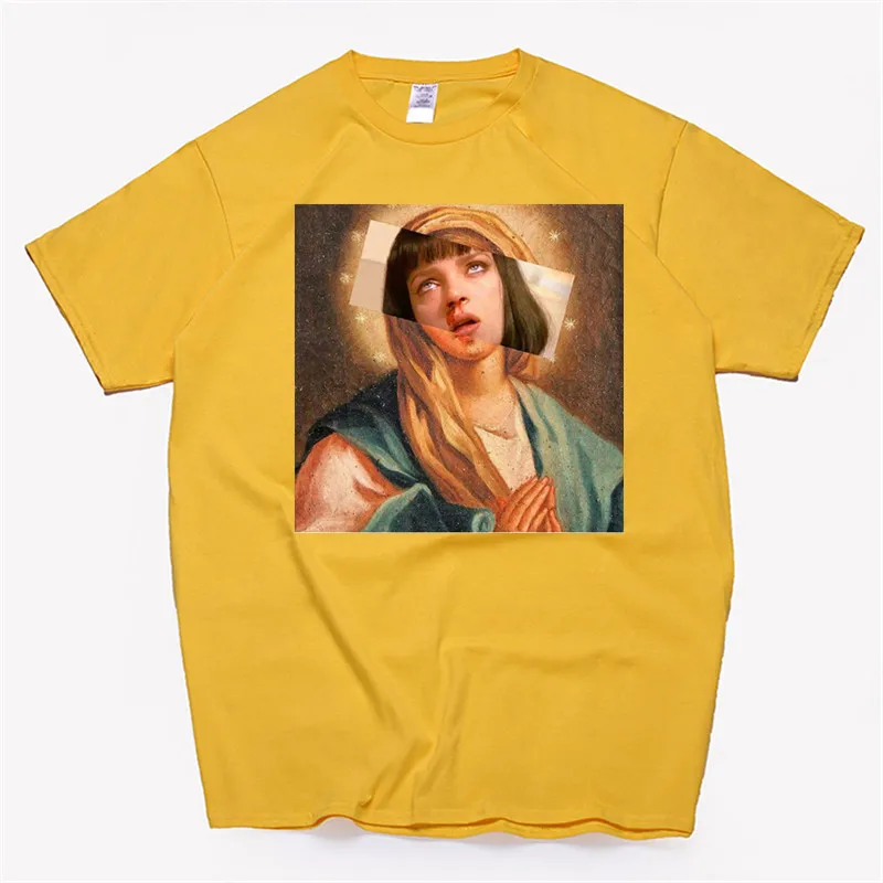 Футболка женская хлопковая унисекс одежда для скейтборда Рождества Дева Мария