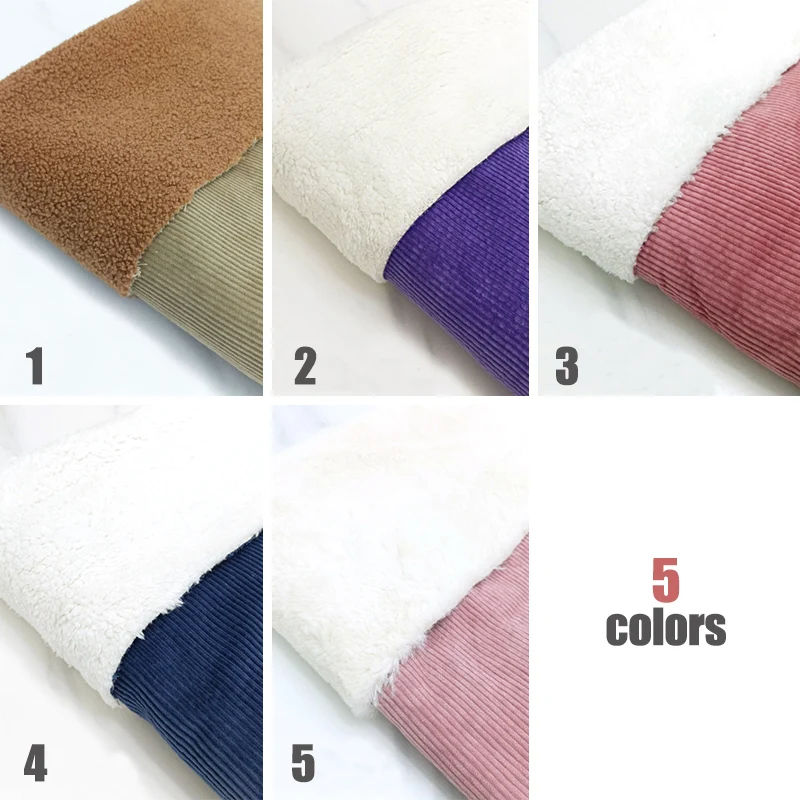 Теплая Вельветовая флисовая ткань 50*150 см плотная шерпа из овечьей шерсти для