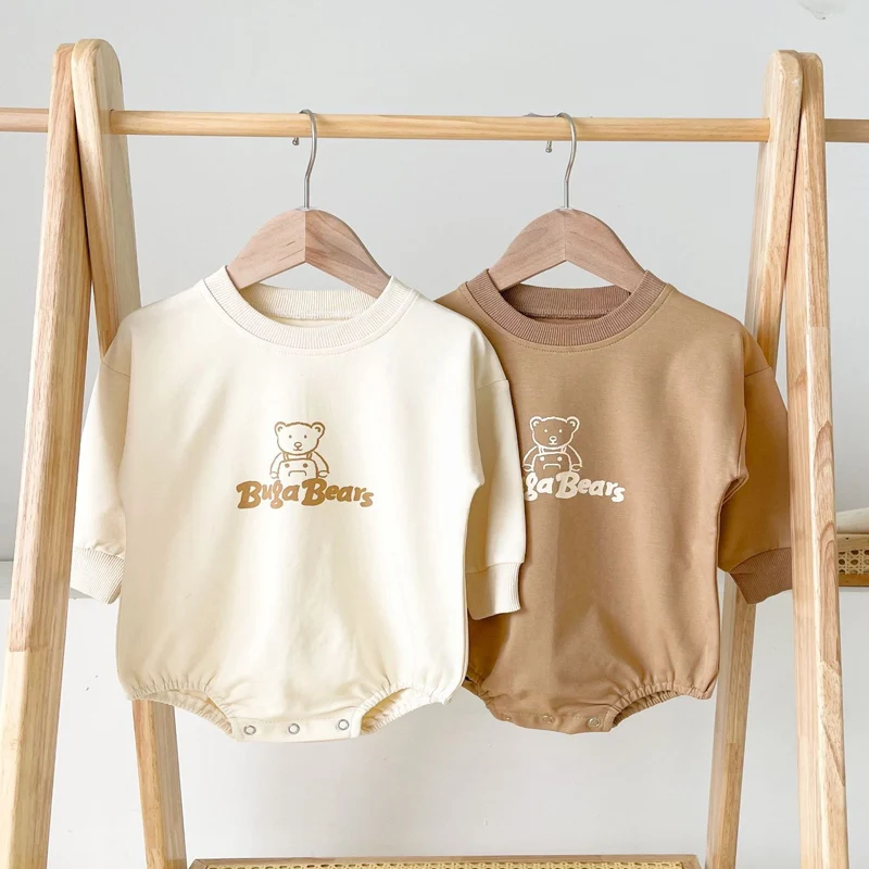 

Casual Clothes Newborn Clothes Bodysuits 2021 Summer New Baby Bodysuit Bear Infan Clotheingt Outfits Cute Toddler Pajamas