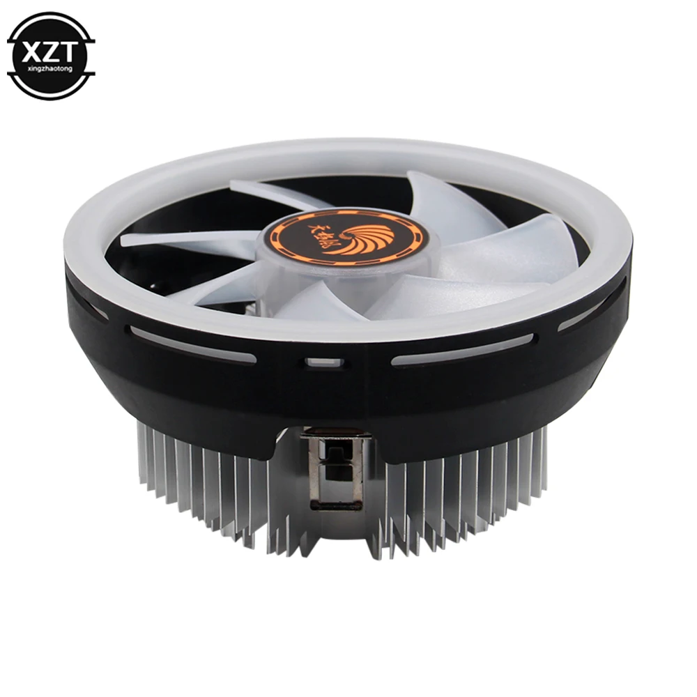 Радиатор охлаждения процессора Светодиодный радиатор AMD Intel бесшумный 3Pin ПК