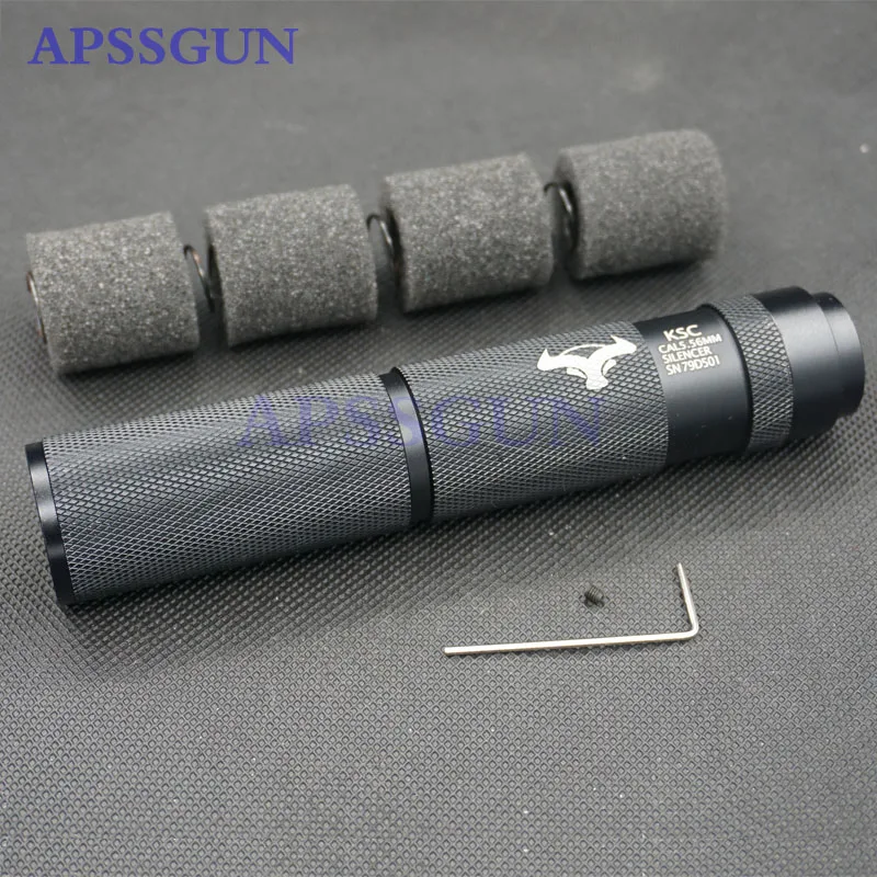 Глушитель Ksc с обратным звуком 19 мм металлическая Наружная трубка удлинительная