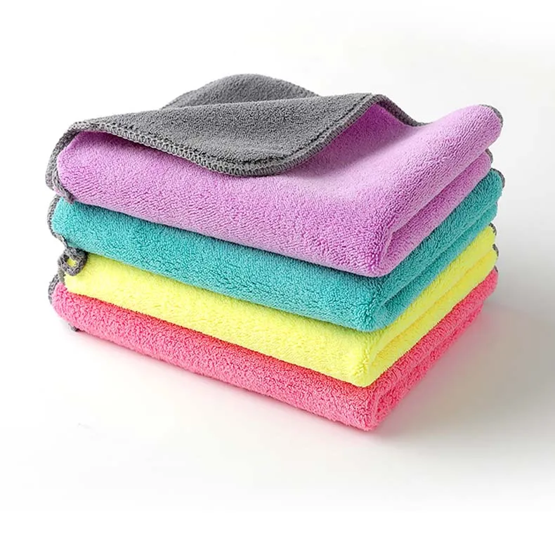 1 шт. новые многоцелевые двухсторонние полотенца для посуды из микрофибры