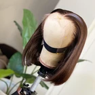 Парики из натуральных волос, 8-14 дюймов, плотность 180%