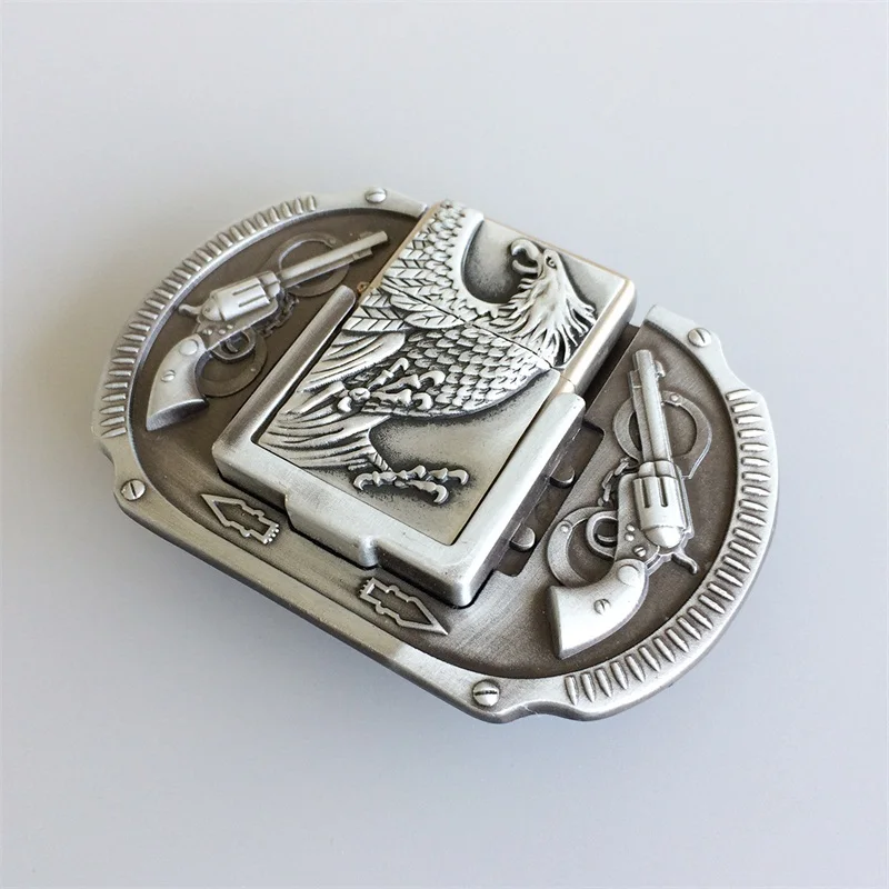 Розничная продажа винтажный антикварный серебряный Орел легкий пояс с пряжкой