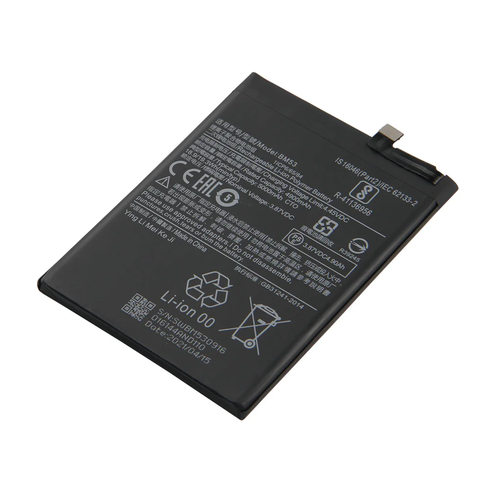 New Replacement Battery BM53 For Xiaomi 10T 10T pro Phone Battery 5000mAh
