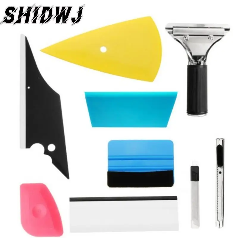 

8 шт./компл. Профессиональный инструмент для съемки автомобильной виниловой пленки с скребком