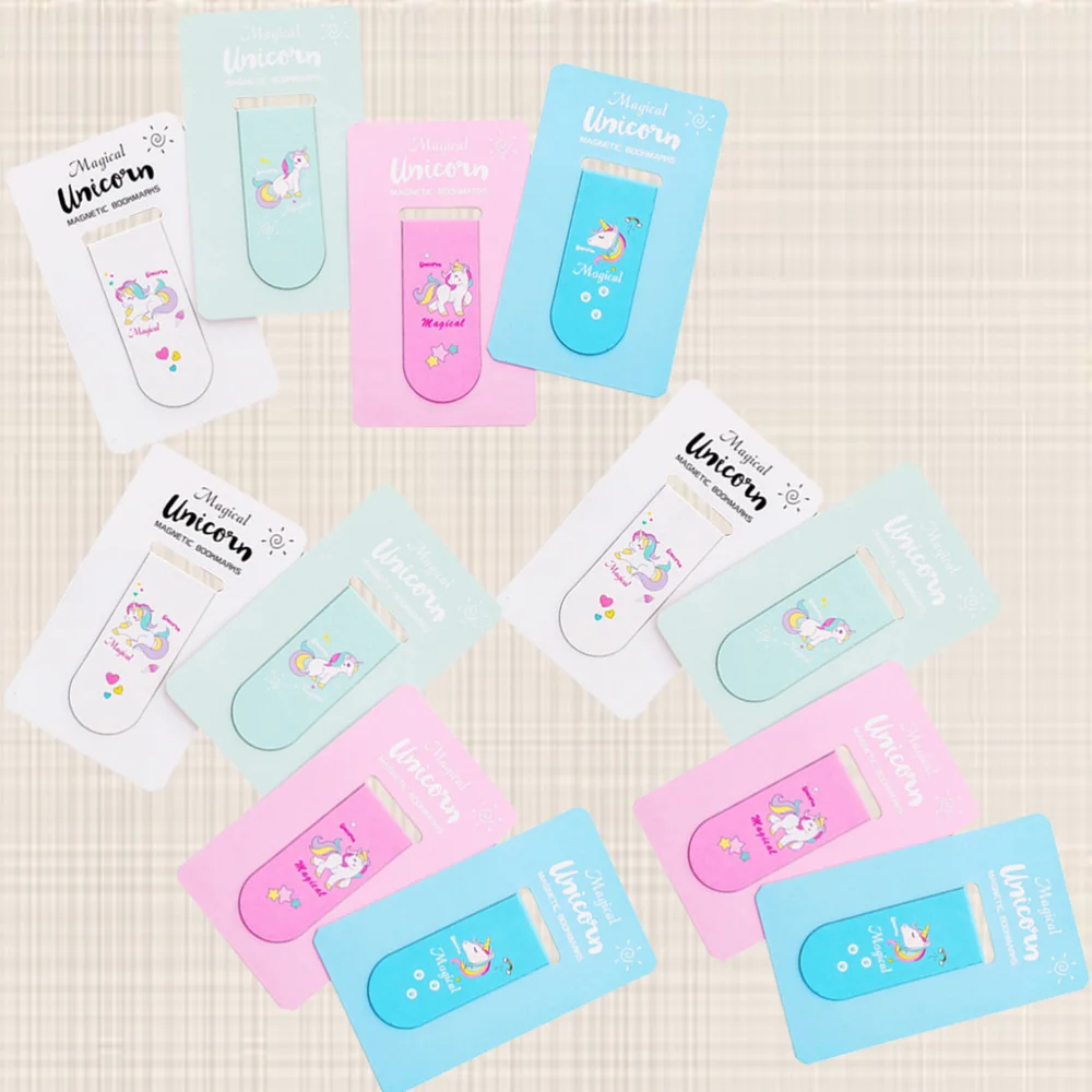 

8Pcs Shaped Magnet Paper School Office Supply(Mixed Color)