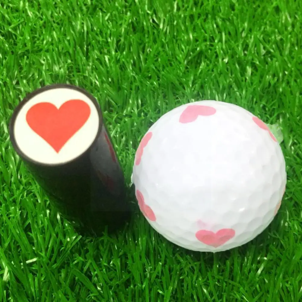 

Plastic + Silicone Outdoors New Golf Ball Stamper Stamp Gift Prize Marker Print For Golfer Golf Seal Impression Accessories N4A9