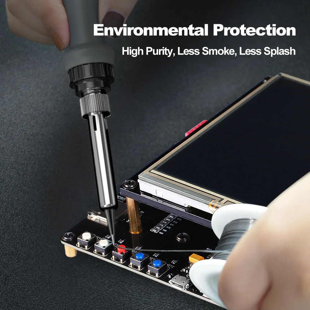 

Lead-Free Tin Wire High Purity 0.6/0.8/1mm 50g Contained Welding Wire Active Solder For Electric Soldering Iron Flux Core