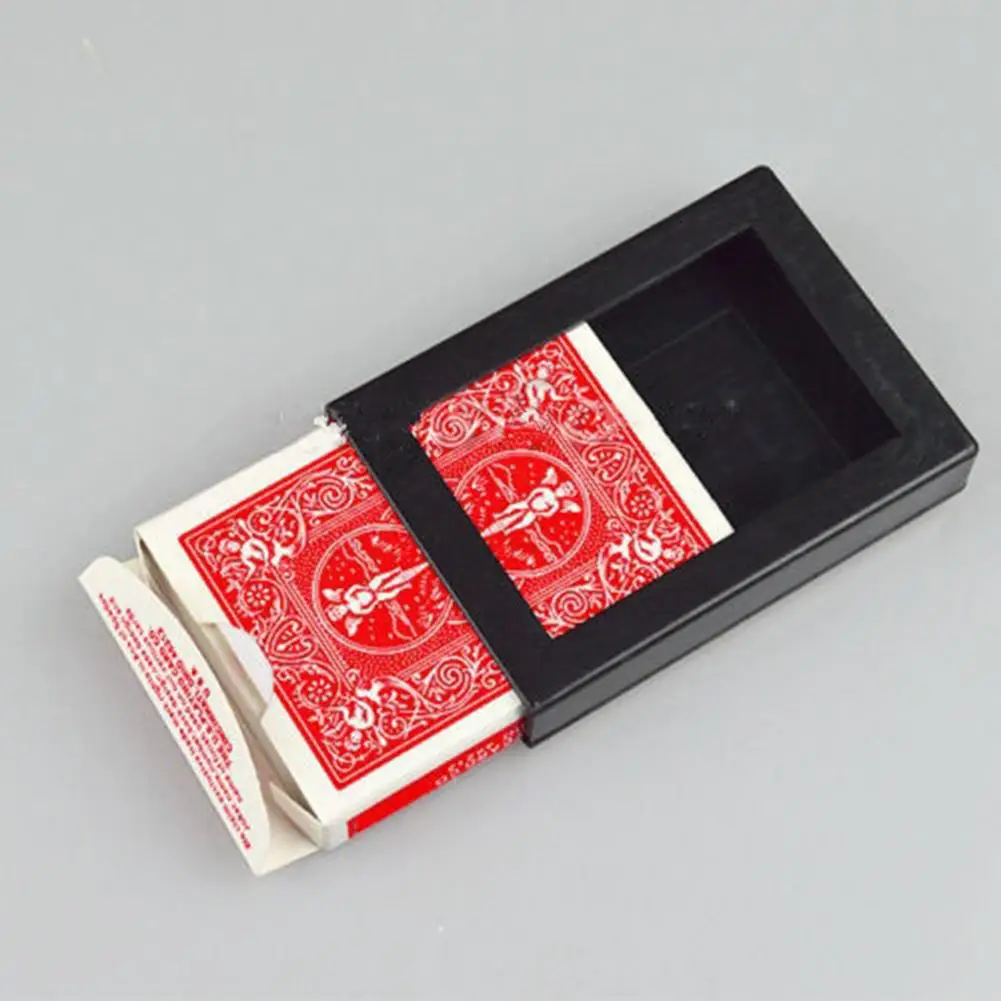 

Creative Deck Vanish Disappearing Vanishing Poker Card Close Trick Box Tool Kids Educational Toys for Children Gifts