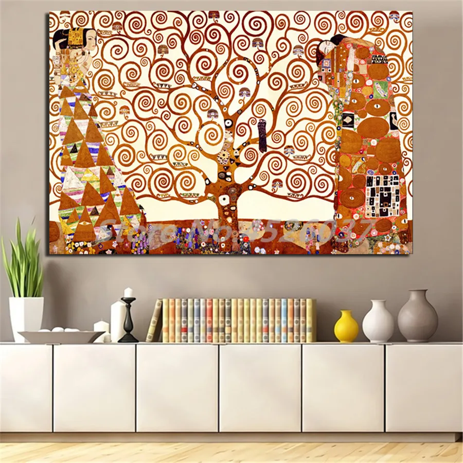 Настенная картина Древо жизни в скандинавском стиле холст постер абстрактный