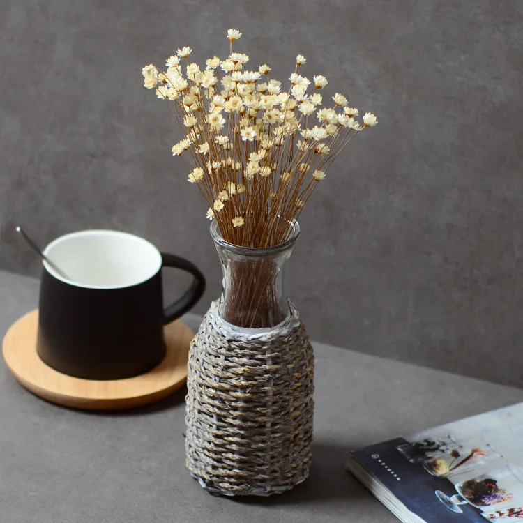 60pcs Natural Eternal Rose mini star flowers Dried Flower Bouquet for Wedding Party Home Decoration accessories Display flower | Дом и сад