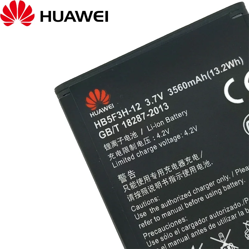 Huawei 100% оригинал 3560 мАч HB5F3H-12 батарея для E5372T E5372s E5775 4G LTE FDD Cat4 WIFI роутер телефон |