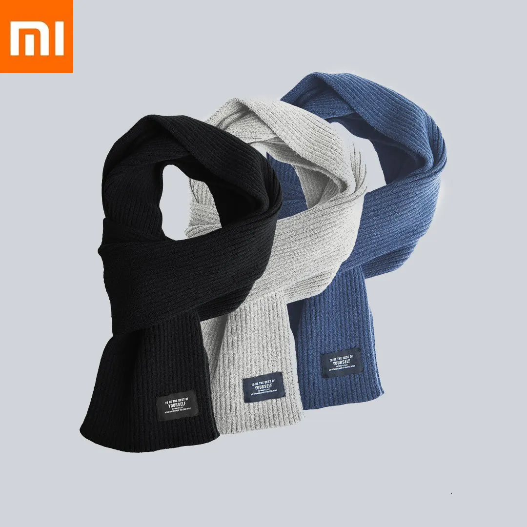 Xiaomi Fashion Warm Cashmere Knitting Scarf Stylish Warm Comfortable Anti Pilling Core Yarn Material Elastic Crisp Xiomi Scarf