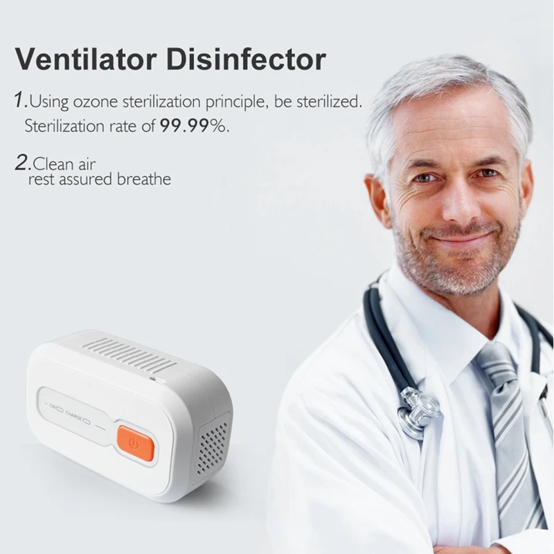 Литиевая батарея CPAP очиститель и дезинфицирующее средство для ResMed Phillips Fisher Paykel CPAP Машина воздушный трубка для сипап шланг маска храп Solu