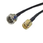 1 шт., новый коаксиальный кабель с разъемом SMA на разъем F, RG174, 20 см, 8 дюймов