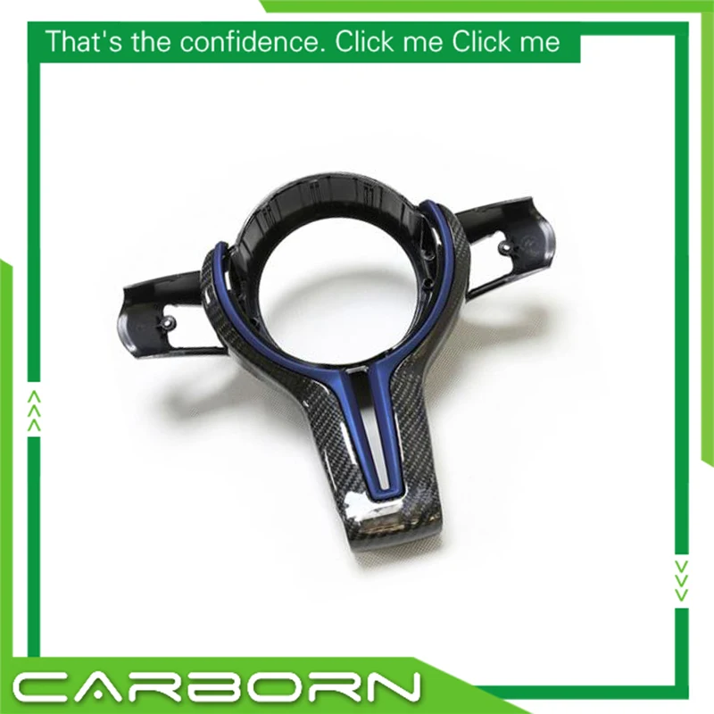 Сменная накладка на руль из АБС/углеродного волокна для BMW серии M F80 F82 F10 F06 F12 F13 F15