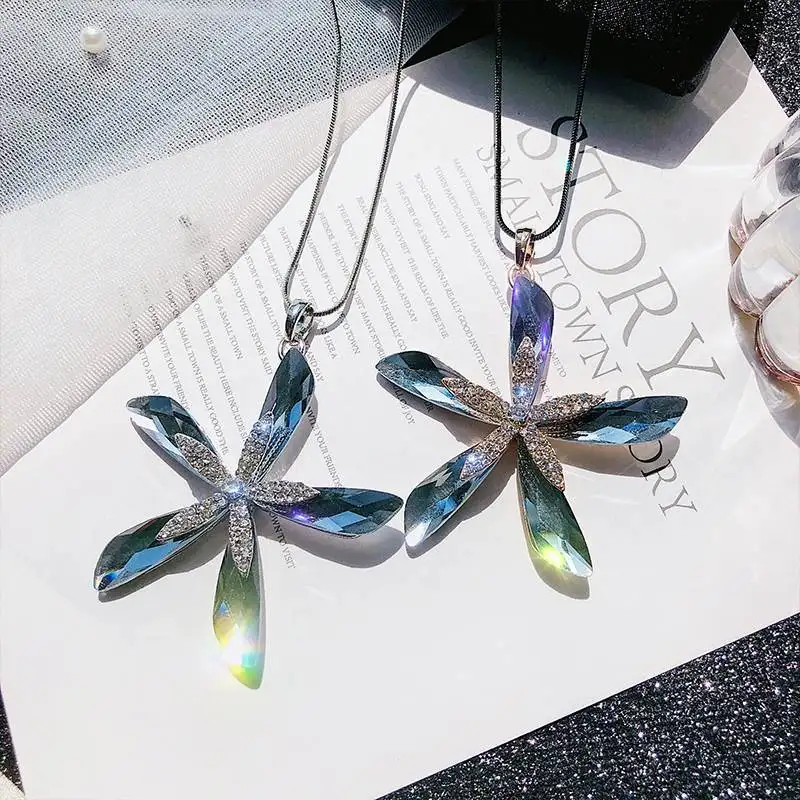 Женское длинное ожерелье цепочка свитер|Ожерелья с подвеской| |