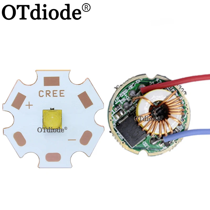 Cree XPL2 10 Вт Мощный светодиодный излучатель холодный белый диод 16/20 мм PCB + 17 мм/22 DC3.6V