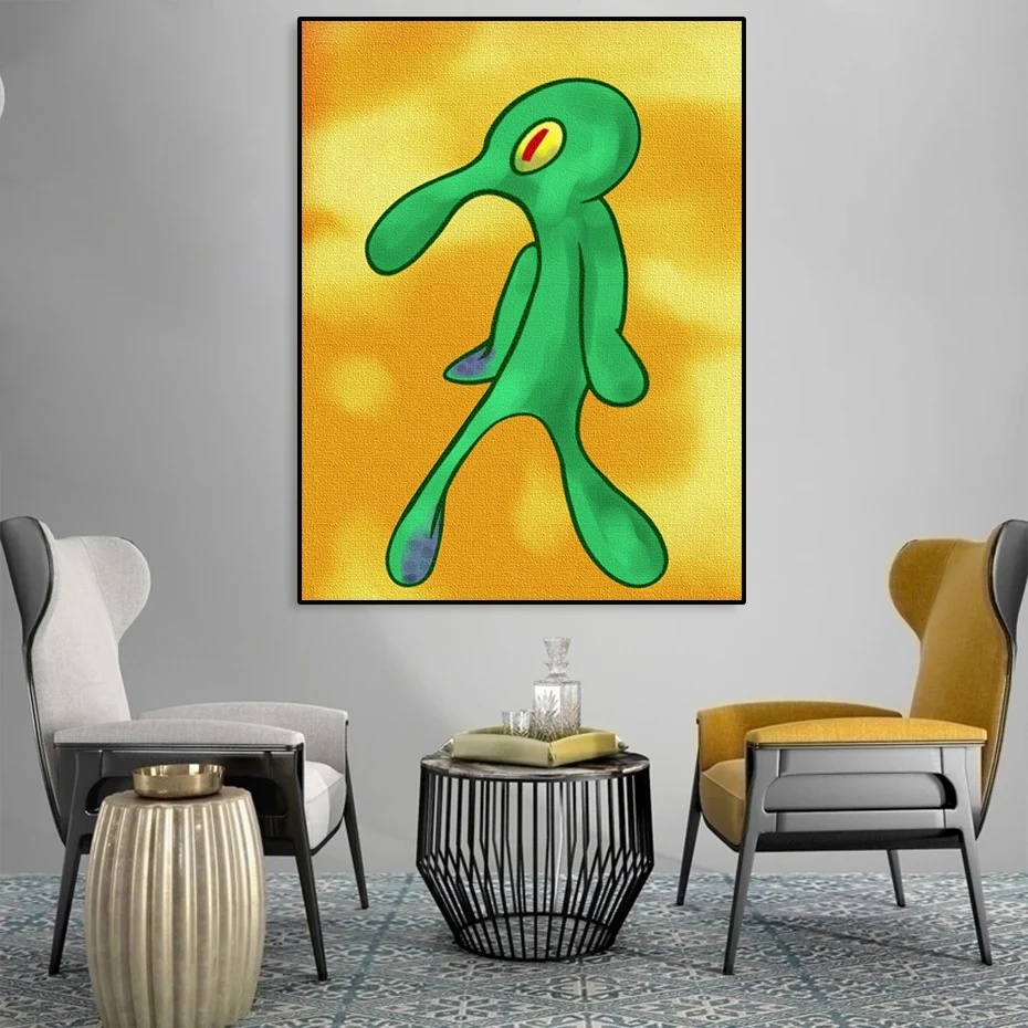 

Холст для живописи Wall Art скандинавские современные абстрактные забавные принты и плакаты для кафе дома Спальня Декор в гостиную (без рамки)