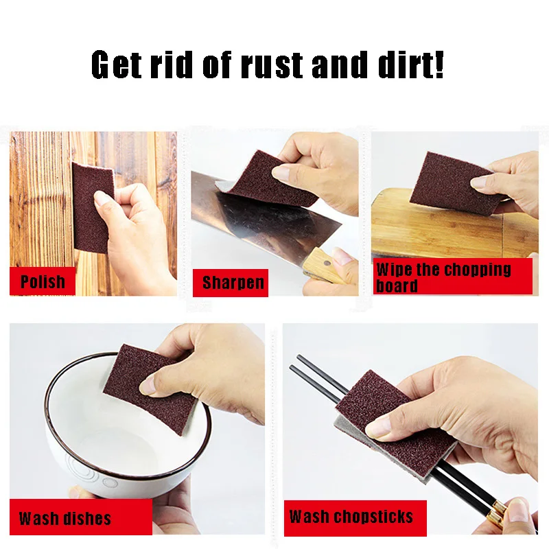 10 шт. губка для мытья посуды и окон|Чистящие салфетки| |