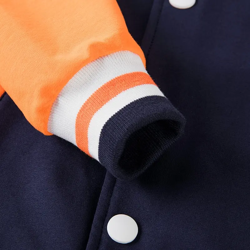 Детская бейсбольная куртка повседневная толстовка для мальчиков и девочек