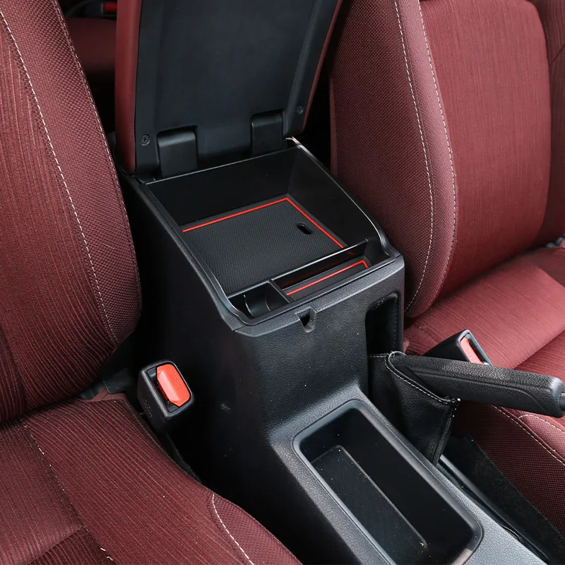 for toyota hilux 2015 2020 toyota innova 2015 abs car central control armrest box storage box mobile phone tray car accessories free global shipping