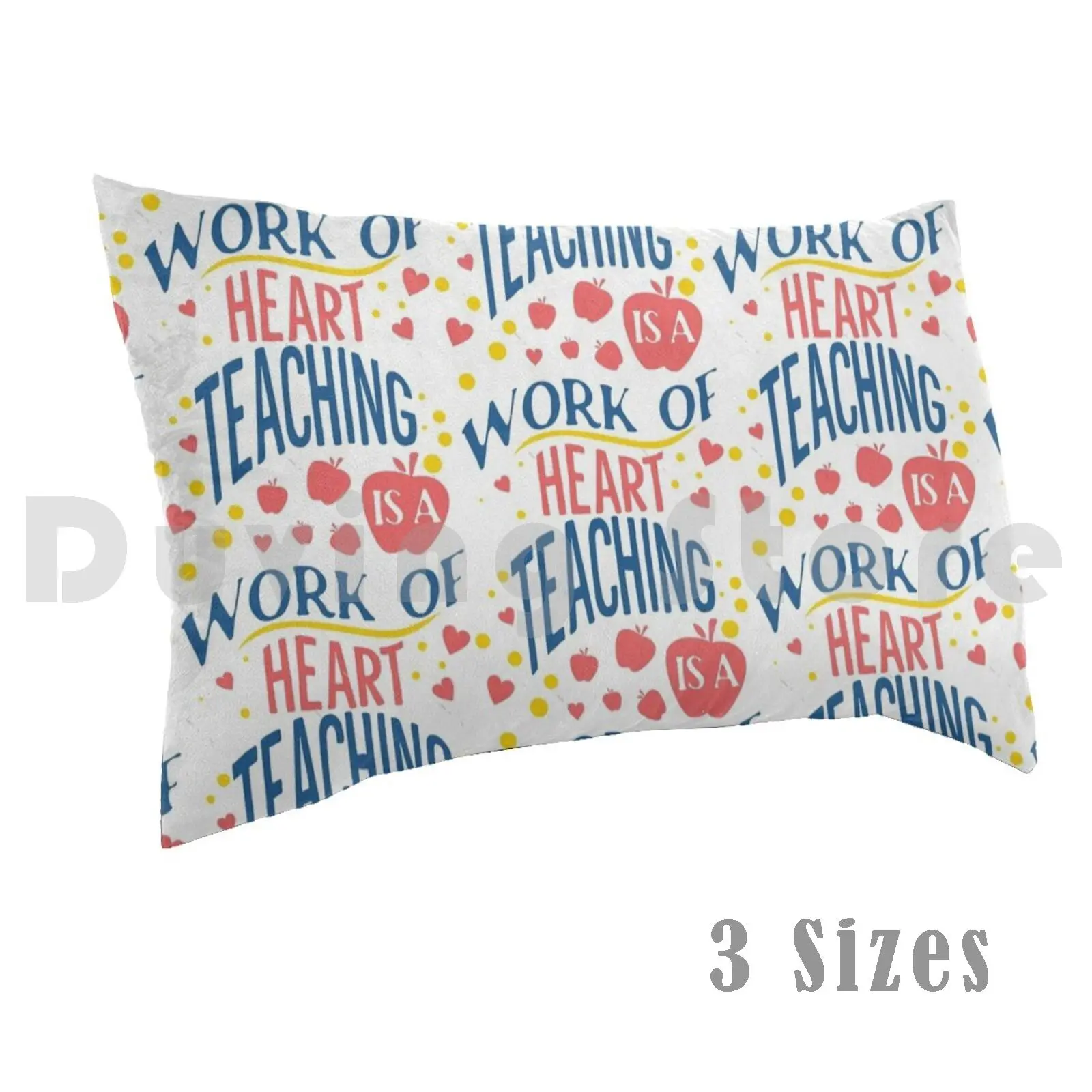 

Teaching Is A Work Of A Heart Pillow Case Printed 50x75 Teacher Teach English Teacher Meme English Teacher