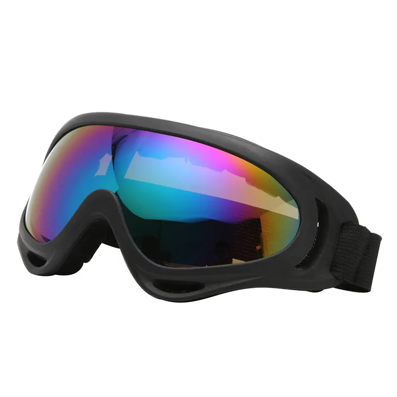 Уличные антибликовые лыжные очки UV400 зимние спортивные для сноуборда катания на