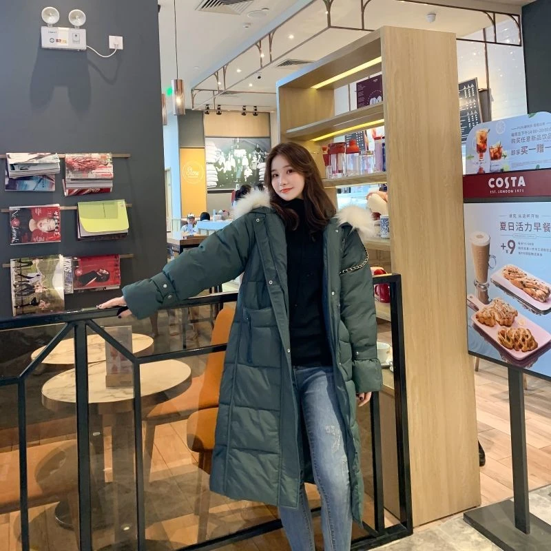 Женская зимняя куртка пуховик больших размеров верхняя одежда женские парки с