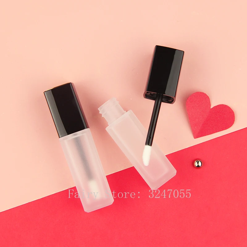10/30/50pcs пустая маленькая образцы черная бутылка для блеска губ Макияж глазури