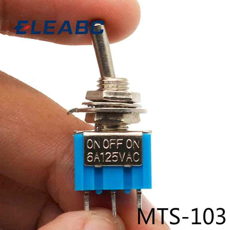 5 шт./лот мини-переключатели 3 Pin SP3T вкл. ВЫКЛ. 6A 125 В 3A250VAC хорошее качество |