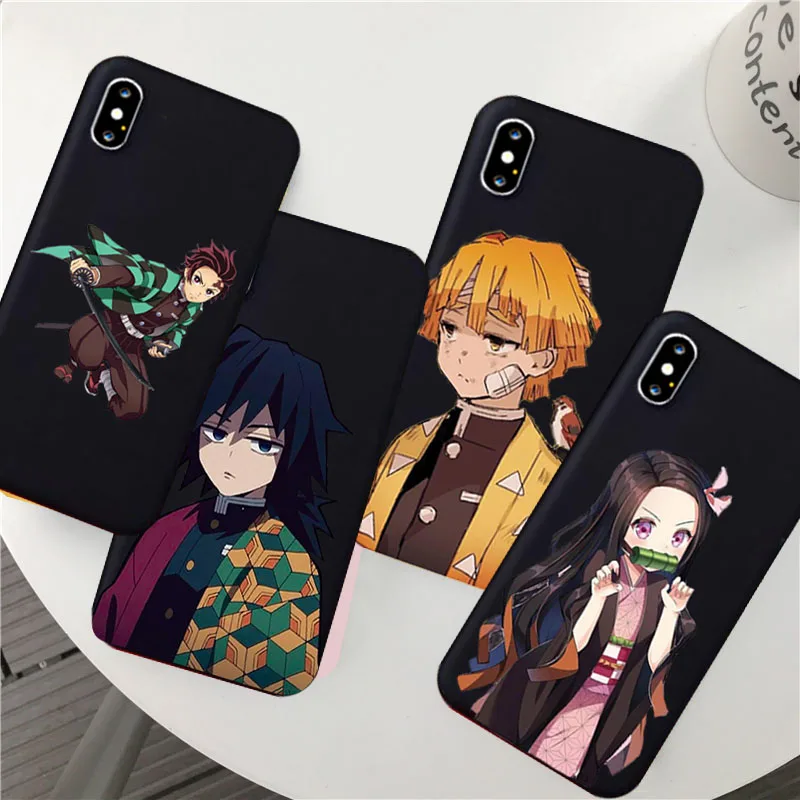 Японский Kamado Nezuko Kimetsu рассекающий демонов мягкий чехол для телефона Huawei P30 P10 P20 Lite