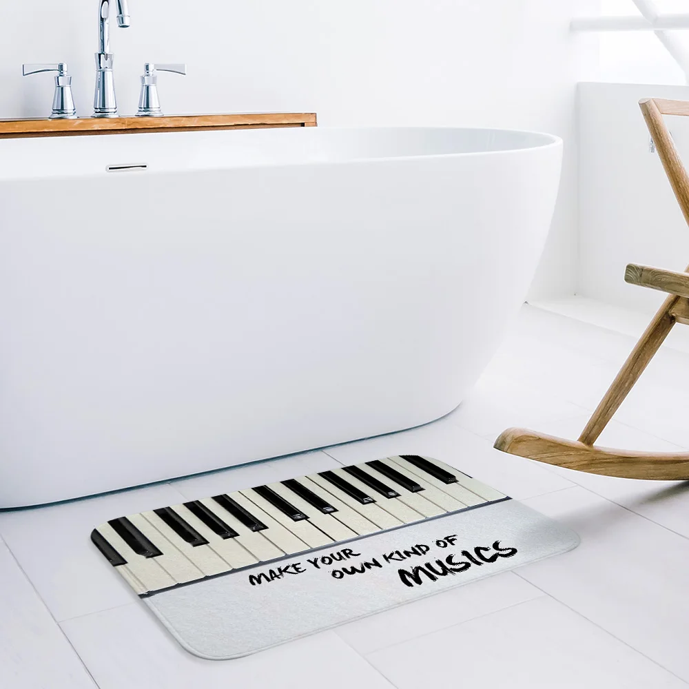 Пианино дверной коврик нескользящий мягкие коврики для ванной Товары ковер
