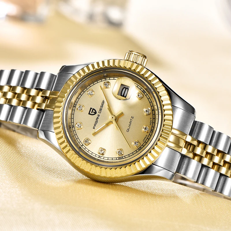 Часы наручные PAGANI женские кварцевые брендовые Роскошные модные спортивные с