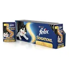 Felix Sensations пауч для кошек (кусочки в желе), Курица и морковь, 24*85 г.