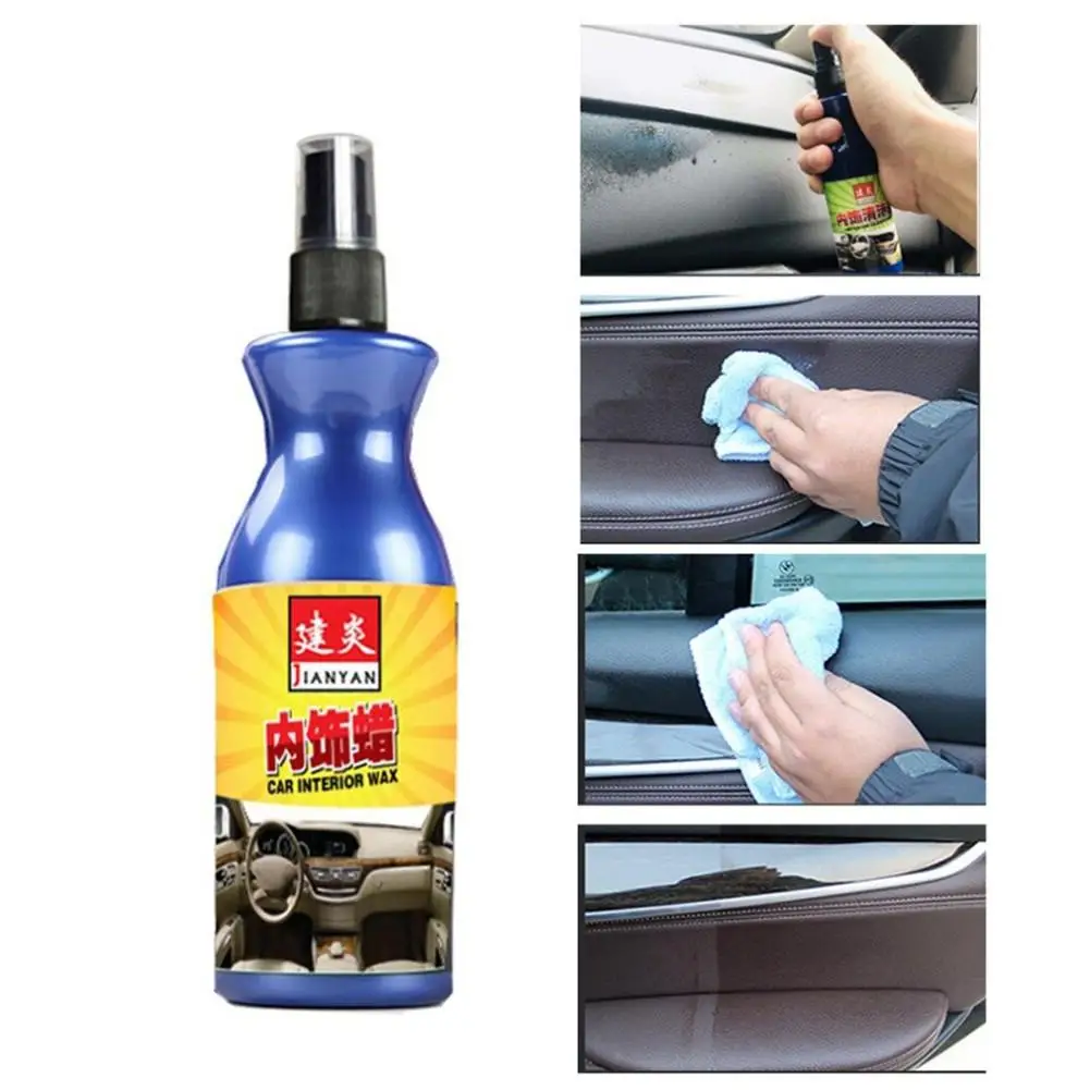 

Car Polish Wax Plastic Leather Retreading Agent Automotive Interior Cleaner Tire Wax Paint Household Cleaning Agent 100ml