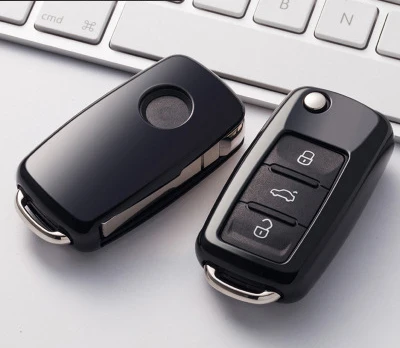 ТПУ чехол для автомобильного ключа защитный Volkswagen VW Passat Golf Jetta Bora Polo Sagitar Tiguan CC