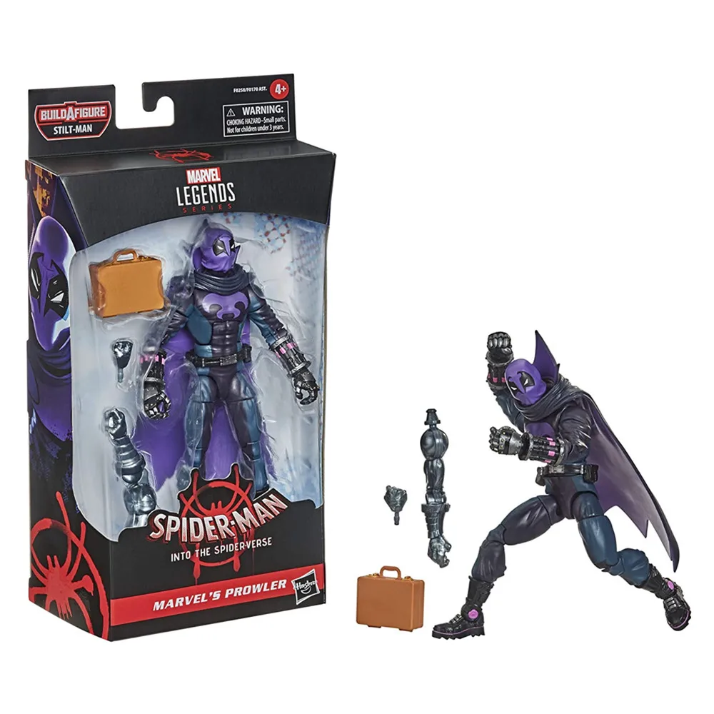 

Spider-Man Hasbro Marvel Legends Series Into The Spider-Verse Marvels Prowler 6-inch Collectible Action Figure Toy for Kids