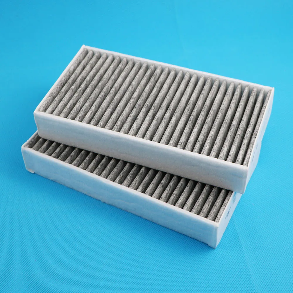 2 шт. углеродный воздушный фильтр кабины для Mercedes-Benz W251 R280 R320 R350 R500 R63 W164 ML280 ML500 ML320