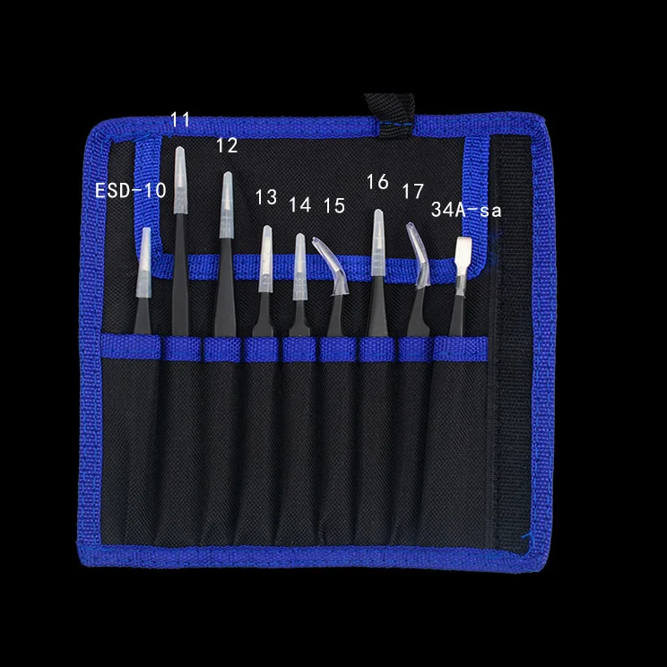 10 in 1 Tweezers 115 в 1 отвертка Набор прецизионных многофункциональных отверток Набор для сотового телефона разбирать Часы Очки электрические инструменты - Цвет: 10 in 1 Tweezers