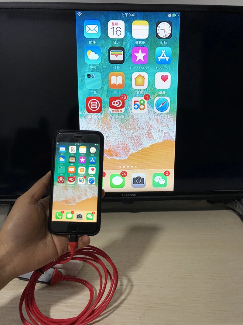 IOS 13 HDMI TV HDTV Видео Кабель адаптер для iPhone 11 Pro XS MAX XR X 6 6S 7 8 plus iPad Air Mini to