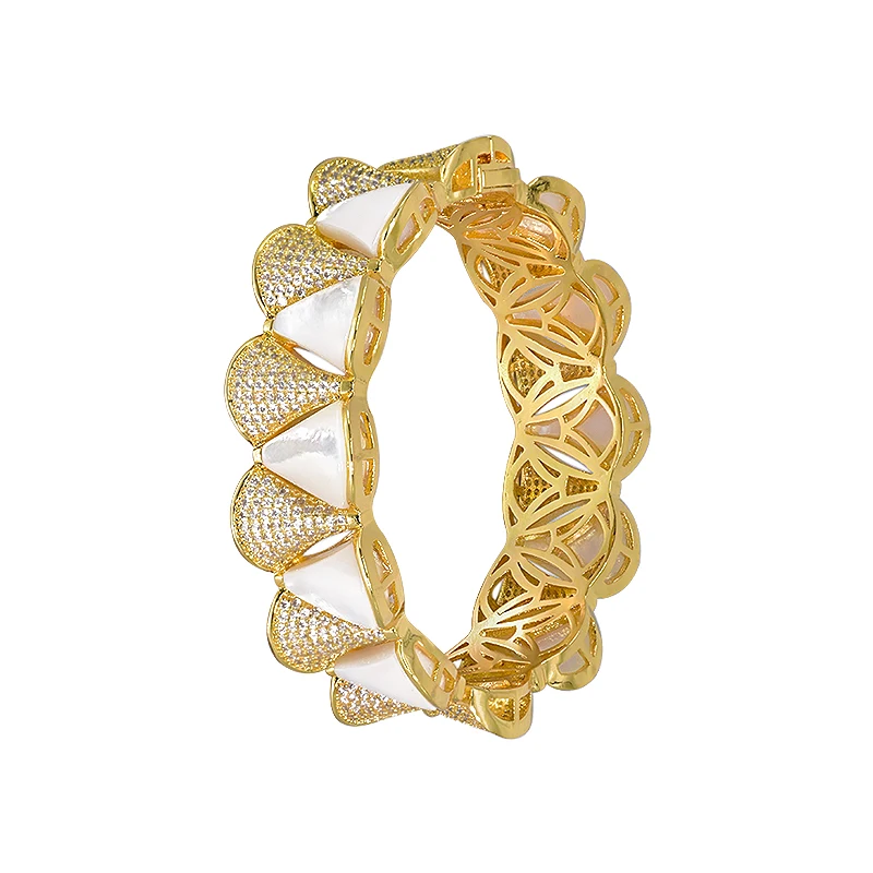 

Lover Bracelets For Women White Shell And Full Natural Stone Europe Style Fashion Jewelry Gift For Women 2021 New Female Trend