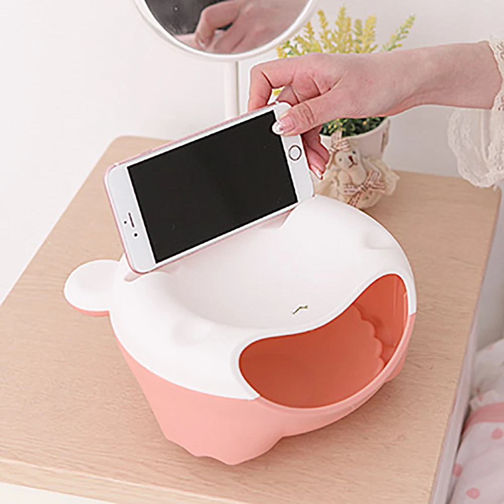 Двухслойная тарелка для семян дыни пластиковая миска сухофруктов креативная