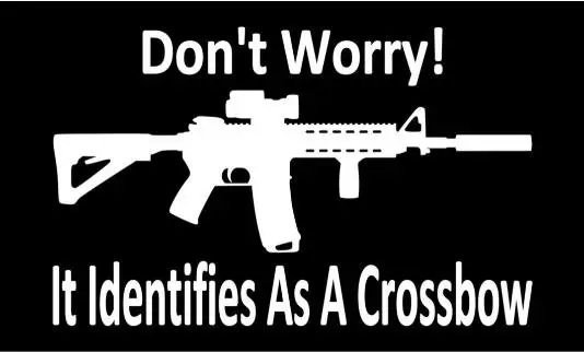 Флаг не волнуйтесь 90x150 см с пистолетным баннером | Дом и сад