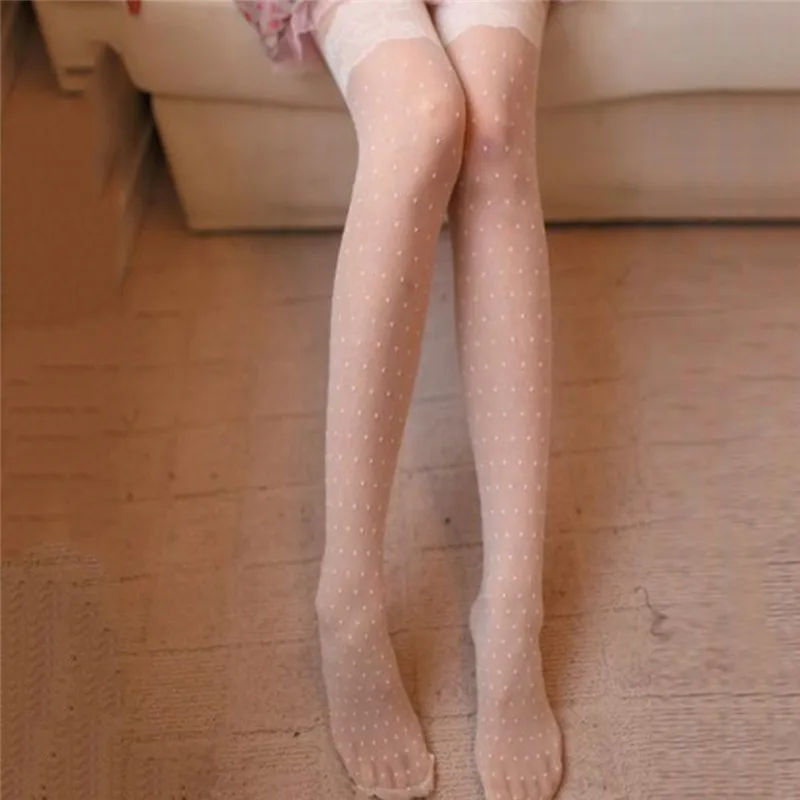 1 шт. пикантные Для женщин колготки летние нейлоновые детская одежда в горошек